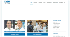 Desktop Screenshot of dgh-kongress.de